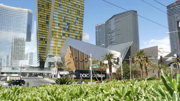 Las Vegas Nevada Usa Mar 2020 Futuristic Citycenter Casinos Sin — Foto de Stock