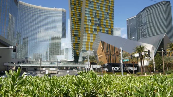 Las Vegas Nevada Usa Mar 2020 Futuristic Citycenter Casinos Sin — Foto de Stock