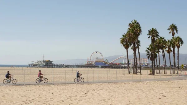 Santa Monica Los Angeles Usa Oct 2019 California Summertime Beach — Stock Photo, Image