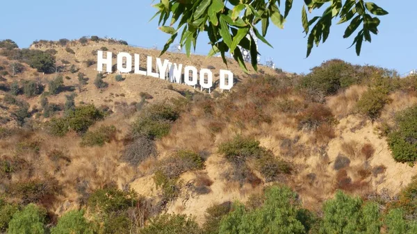 Los Angeles California Usa Nov 2019 Iconic Hollywood Sign Big — Stock Photo, Image