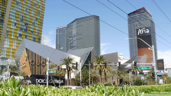 Las Vegas Nevada Usa Mar 2020 Futuristic Ccity Center Casinos — 图库照片