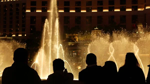 Las Vegas Nevada Usa Dec 2019 Ceux Qui Regardent Bellagio — Photo