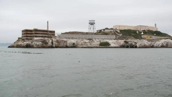 Isola Alcatraz Nella Baia San Francisco California Usa Prigione Federale — Foto Stock