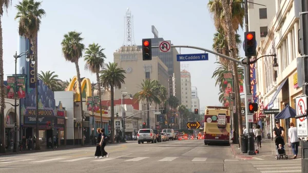 Los Angeles California Abd Nov 2019 Şöhret Yolu Hollywood Bulvarı — Stok fotoğraf