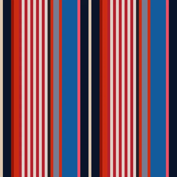 Usa Color Estilo Rojo Azul Rayas Fondo Portada Fabri — Vector de stock