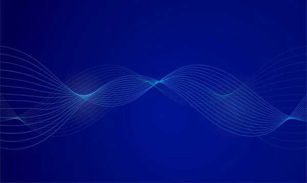 Abstrait Égaliseur Numérique Bleu Vecteur Modèle Onde Sonore Elemen — Image vectorielle