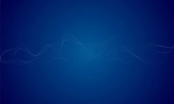 Абстрактный Синий Цифровой Эквалайзер Вектор Элемента Звуковой Волны — стоковый вектор