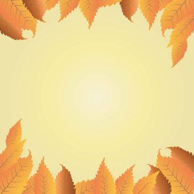 Sonbahar el yazısı. Mevsimlik harf. Web banner şablonu. Vektör illüstrasyonu