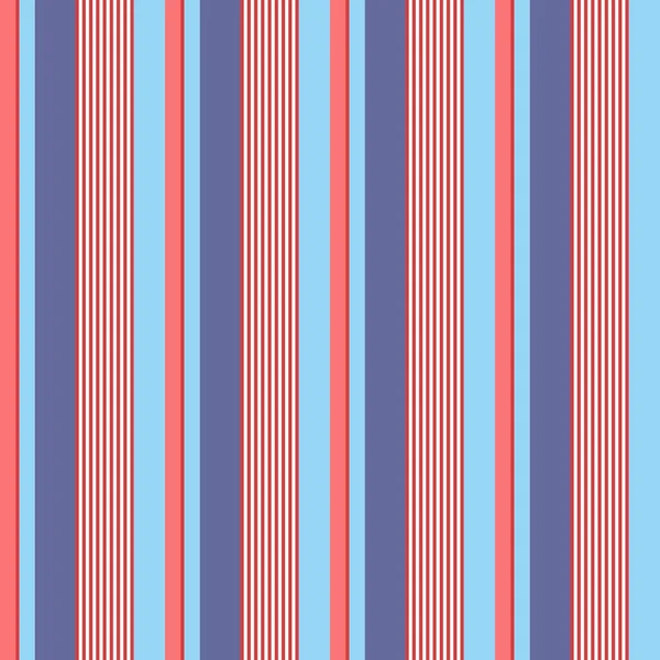 Fabric Retro Color Style Seamless Stripes Pattern Abstract Vector Background — Stock Vector