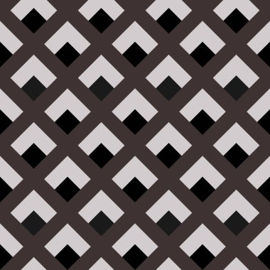 Çizgili ve çizgili soyut geometrik desen. Kusursuz bir vektör arka planı. Siyah ve beyaz doku.