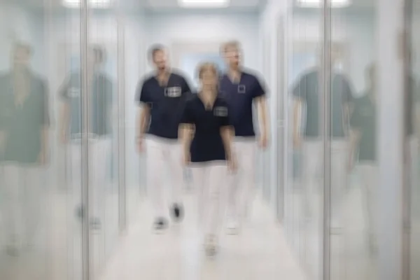 Junge Ärzte Medizinischer Uniform Bei Der Arbeit Konzept Der Modernen — Stockfoto