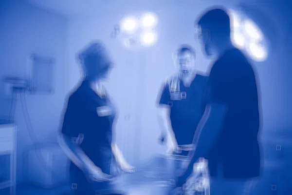 Junge Ärzte Uniform Bei Der Arbeit Operationssaal Konzept Der Modernen — Stockfoto
