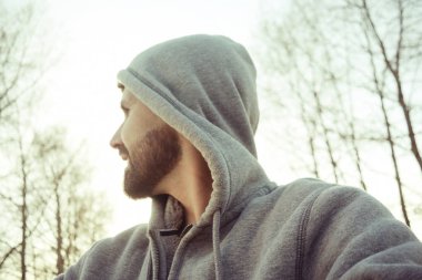 gülümseme, acımasız ile neşeli adam sakallı adam 