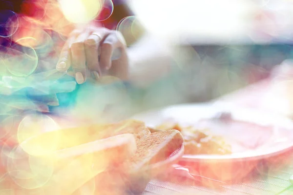 Summer Breakfast Hotel Fresh Summer Food — Stock Photo, Image