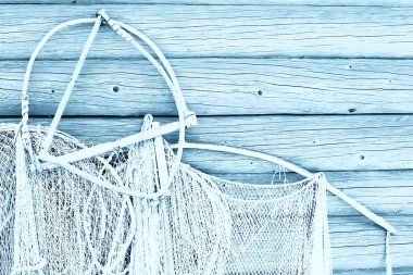 eski balıkçı net doku, rustik arka plan