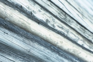 Rus kırsal, ahşap mimarisi, Rus köyünde kış manzara ahşap evler