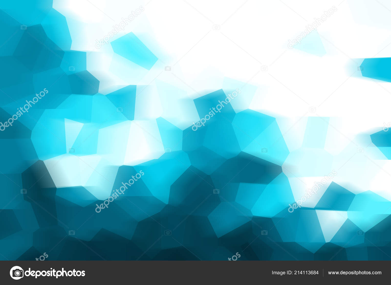 Blue Abstract Mosaic Background Spring Business Background Design