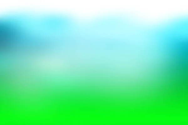 Spring Blurred Background Blue Green Gradient Horizon Background Design Fresh — Stock Photo, Image