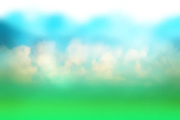 Трава Небо Облака Размыты Фон Красивый Абстрактный Дизайн — стоковое фото
