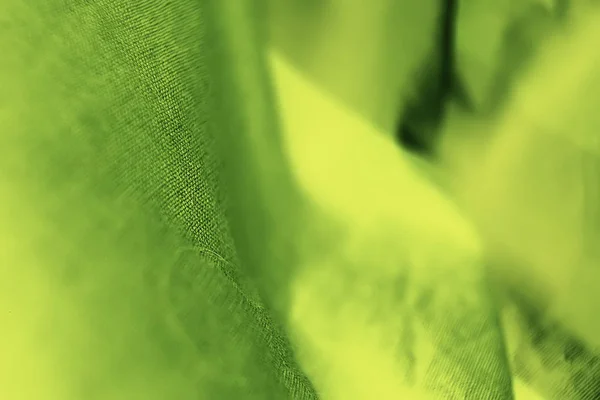Tessuto Cotone Carta Verde Sfondo Colore Astratto — Foto Stock