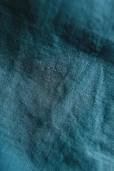 青い綿やデニムのテクスチャ 抽象的な背景 — ストック写真