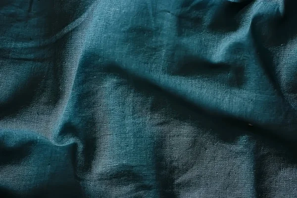 青い綿やデニムのテクスチャ 抽象的な背景 — ストック写真
