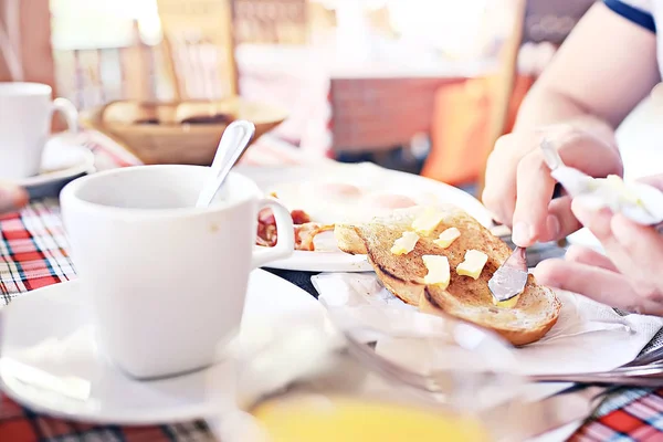 Petit Déjeuner Été Hôtel Nourriture Fraîche Été — Photo