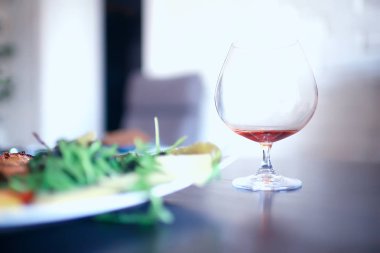 boş şarap Restoran iç hizmet gözlük / güzel cam şarap gözlük hizmet