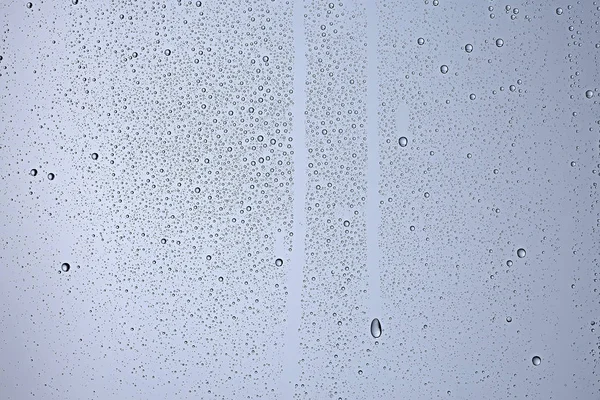 Fondo Húmedo Gris Gotas Lluvia Vidrio Ventana Concepto Clima Otoño —  Fotos de Stock