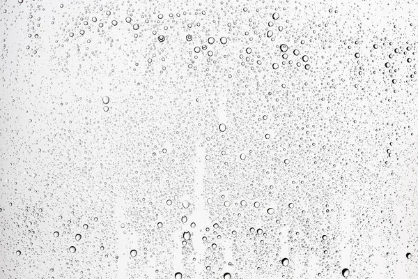 Білий Мокрий Фон Краплі Віконному Склі Концепція Осінньої Погоди — стокове фото