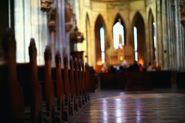 Innenraum Der Katholischen Kathedrale Prag Tschechische Republik — Stockfoto