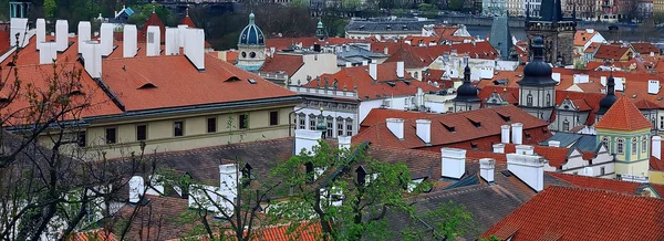 Panorama Château Prague Architecture Antique République Tchèque — Photo