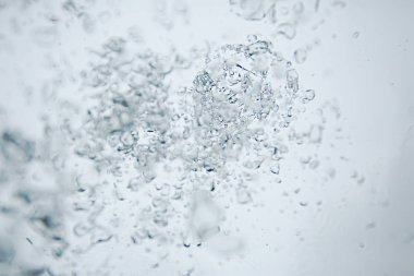 Hava kabarcıkları soyut sualtı doku 