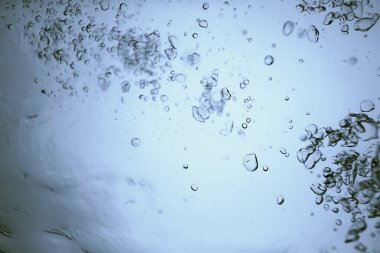Hava kabarcıkları soyut sualtı doku 