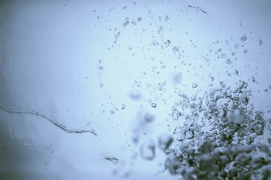 Hava kabarcıkları soyut sualtı doku 