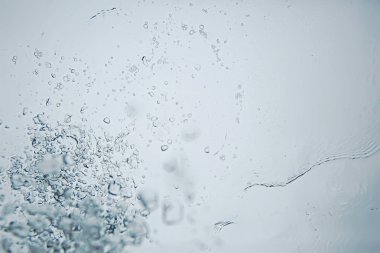 Hava kabarcıkları soyut sualtı doku 