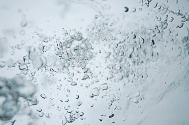 Hava kabarcıkları soyut sualtı doku 