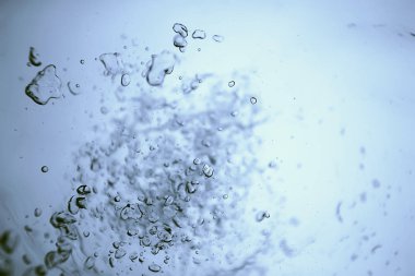 Hava kabarcıkları soyut sualtı doku 