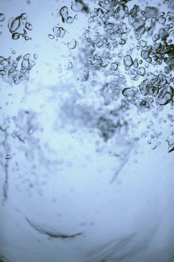 Hava kabarcıkları soyut sualtı doku 