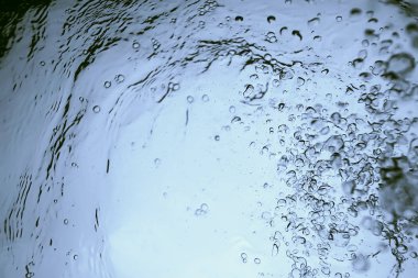 Hava kabarcıkları soyut sualtı doku 