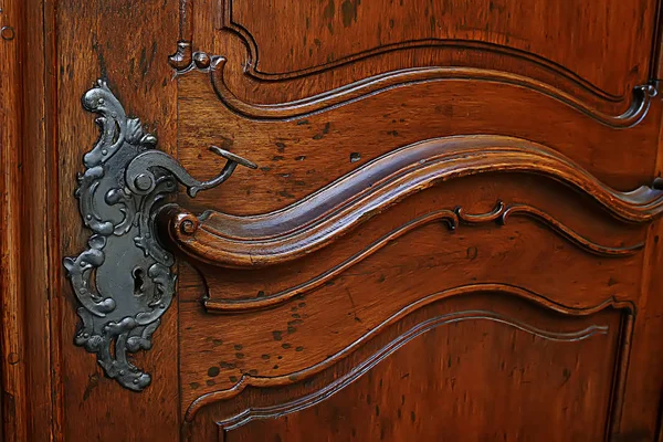 Old Wooden Door Abstract Texture Background — Stock Photo, Image