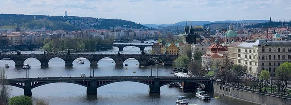 Panorama Der Prager Burg Antike Architektur Tschechische Republik — Stockfoto