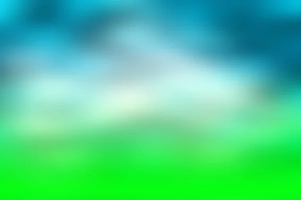 Spring Blurred Background Blue Green Gradient Horizon Background Design Fresh — Stock Photo, Image