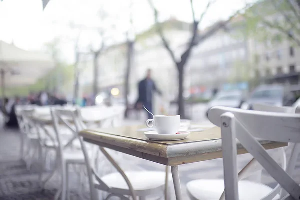 Café Freien Paris Frankreich Sommeressen Freien — Stockfoto