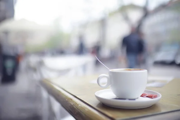 Tazza Caffè Prima Colazione Caffè Interni Moderni Una Colazione Europea — Foto Stock