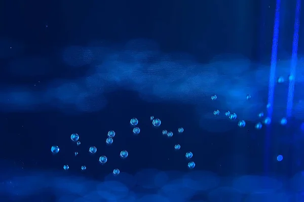 Голубые Пузырьки Воды Фон Абстрактный Свежий Летний Узор — стоковое фото