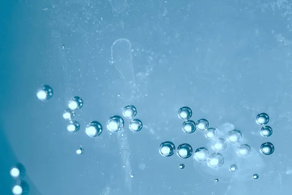 Modrá Voda Bubliny Pozadí Abstraktní Čerstvé Letní Vzor — Stock fotografie