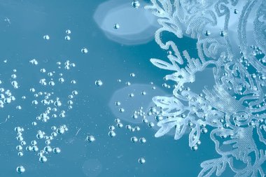 mavi su kabarcıkları arka plan, soyut taze yaz desen