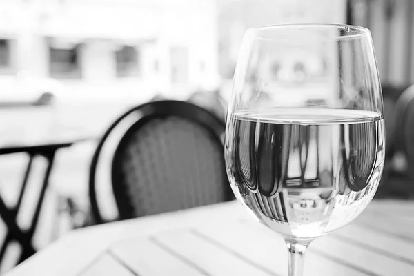black and white wine glass / concept alcohol, glass glasses with wine, poster beautiful for interior