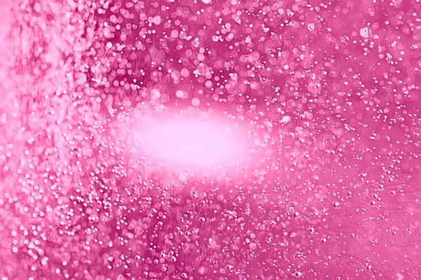 Fundo Bolhas Água Rosa Abstrato Padrão Verão Fresco — Fotografia de Stock